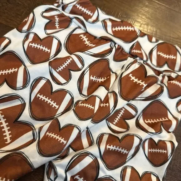 Boutique Football Bell Bottom Pants – 12–18 Months - Picture 3 of 4